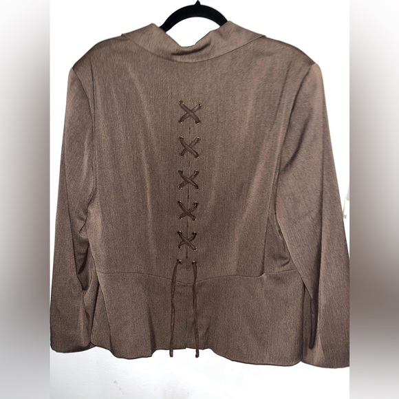 Rickis brown jacket / looks good in the office or with jeans n boots! - Picture 1 of 3